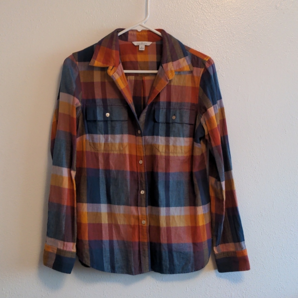 LL bean size small flannel